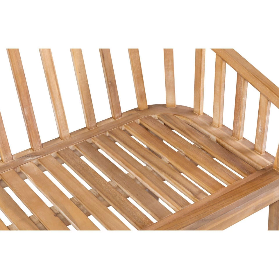 Exotan Tuinbank Lilly - Acacia - White Wash - 81x123x65 - Afbeelding 4