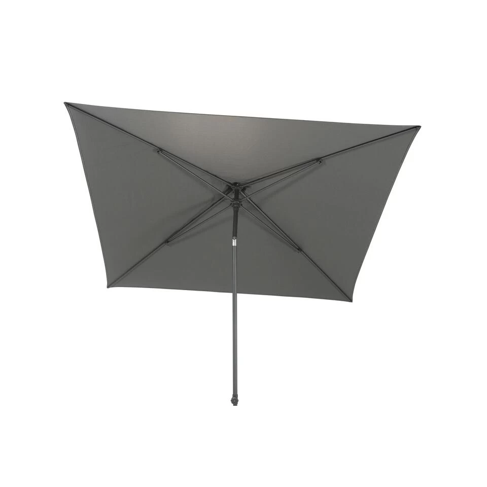 4-Seasons Stokparasol Azzurro 250 X 250 Cm - Charcoal - Afbeelding 2