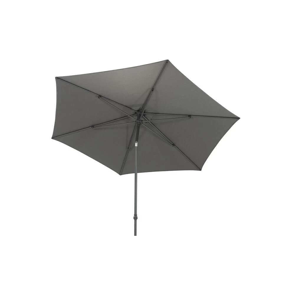 4-Seasons Stokparasol Azzurro 300 Cm - Charcoal - Afbeelding 2