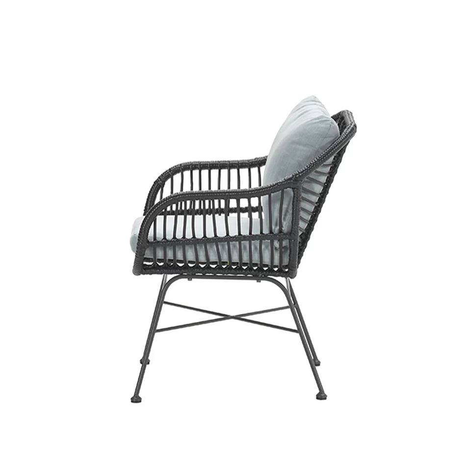 Garden Impressions Lucas Dining Tuinstoel - Zwart - Afbeelding 2