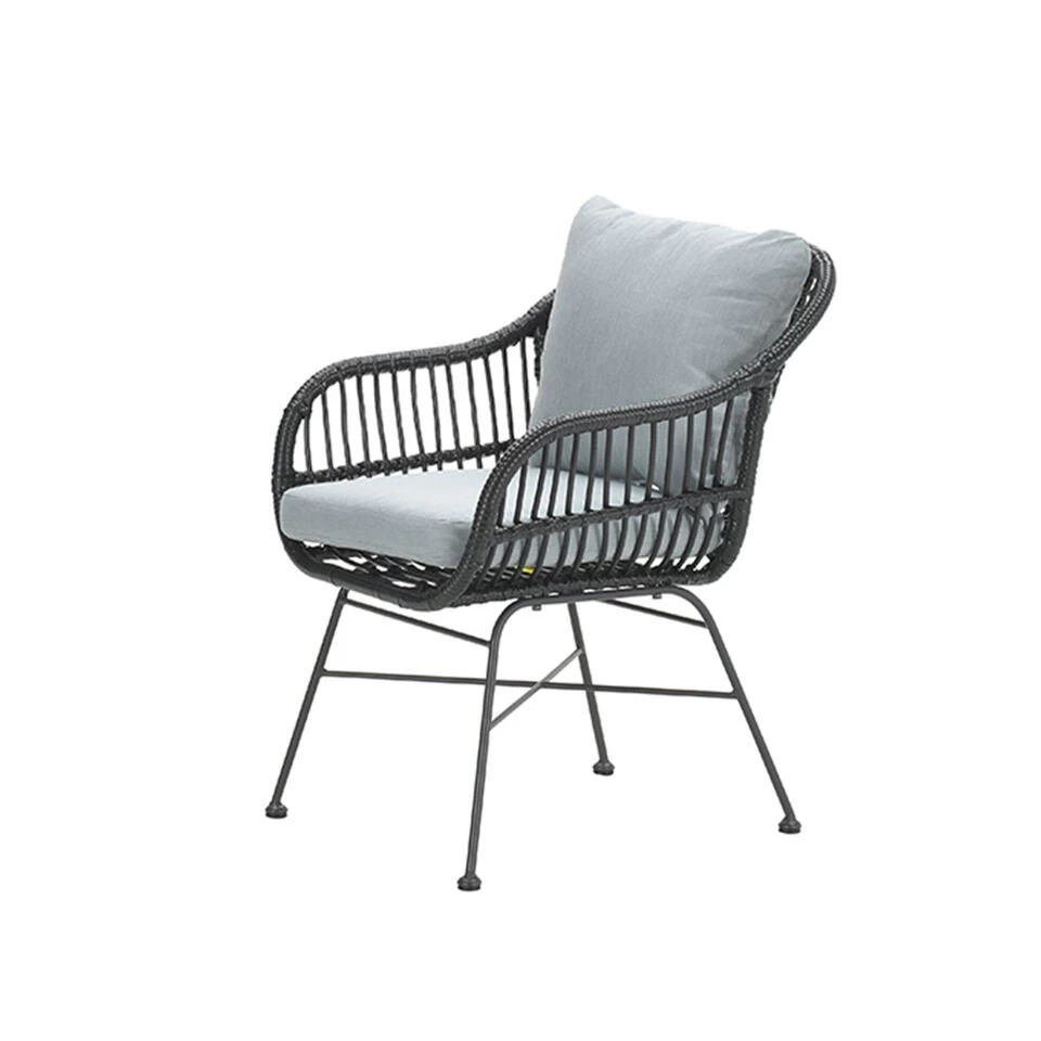 Garden Impressions Lucas Dining Tuinstoel - Zwart - Afbeelding 4