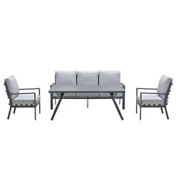 Garden Impressions Senja Lounge Dining Set 4-delig - Lgrijs