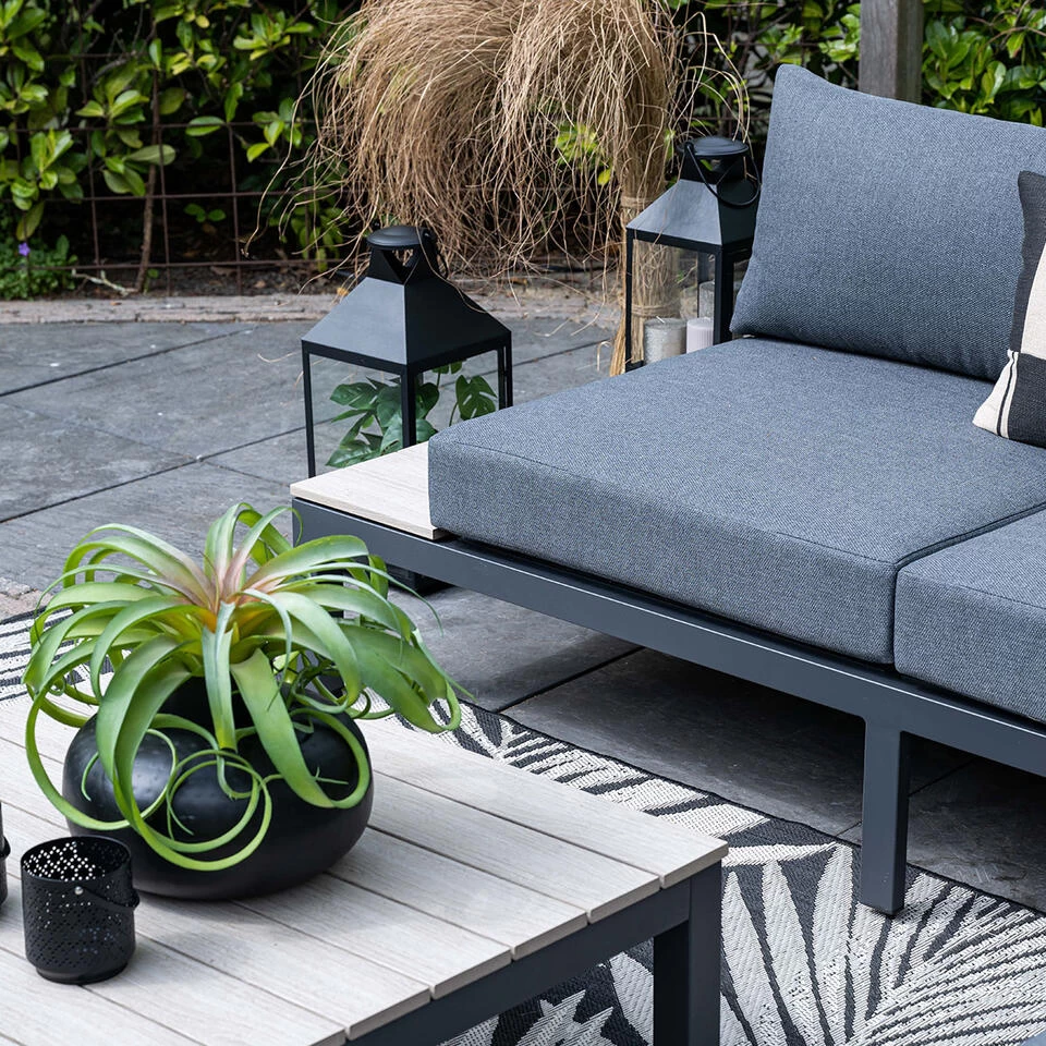 Garden Impressions Aurora Loungeset 5-delig - Donker Grijs - Afbeelding 2