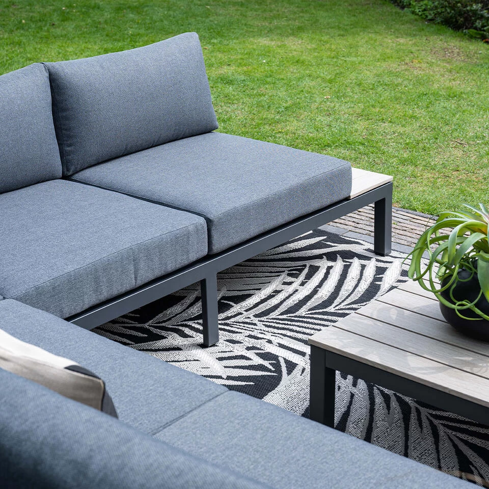 Garden Impressions Aurora Loungeset 5-delig - Donker Grijs - Afbeelding 3