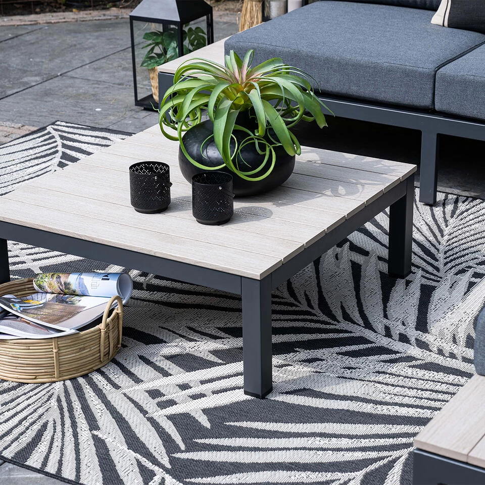 Garden Impressions Aurora Loungeset 5-delig - Donker Grijs - Afbeelding 4