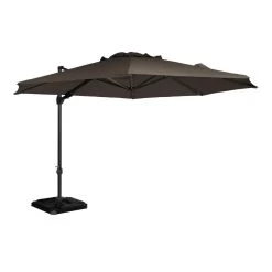 Exotan Parasol Buiten Roma - Aluminium - Taupe - 265x350x350