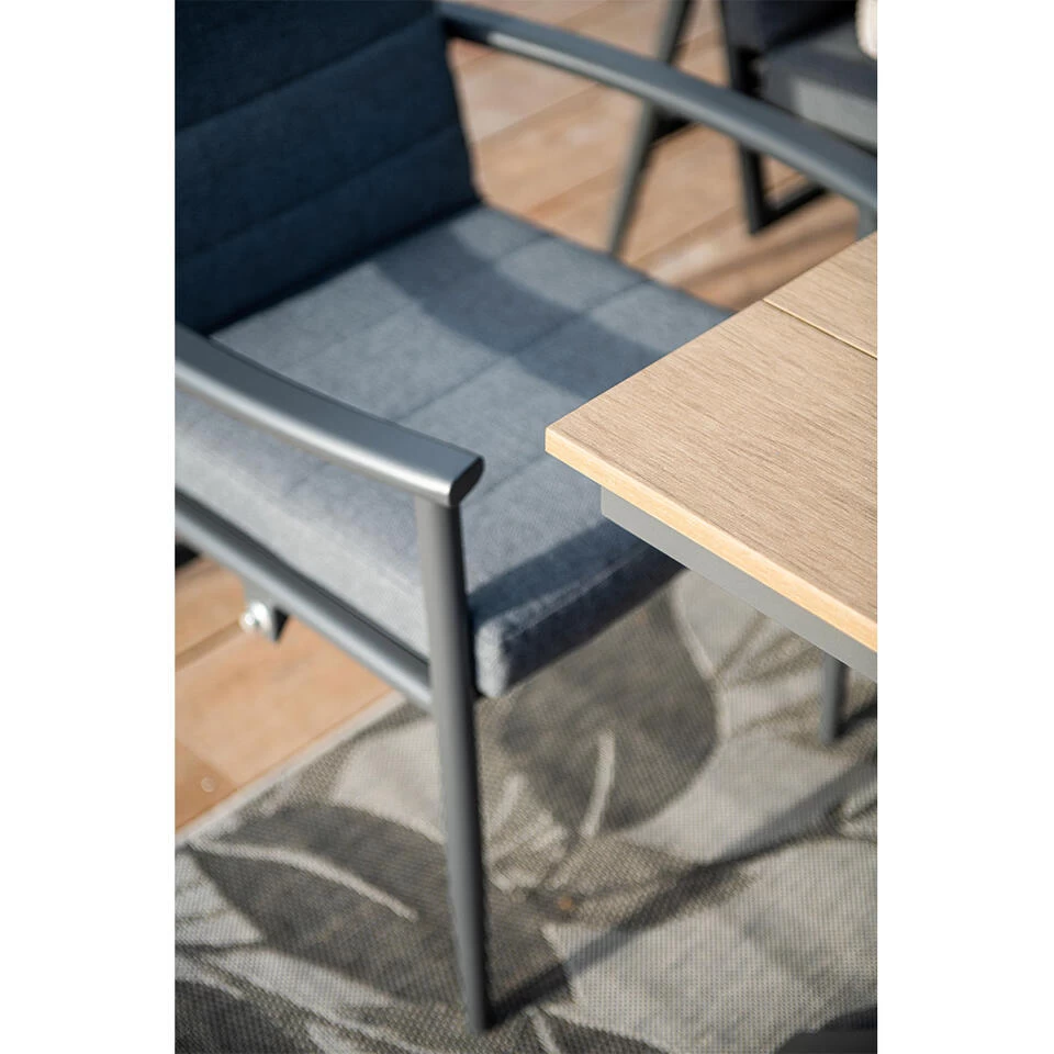 Garden Impressions Jerone Tuinstoel Verstelbaar - Donker Grijs - Afbeelding 3