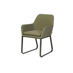 Exotan Fauteuil Buiten Plaza - Aluminium - Groen - Set Van 2