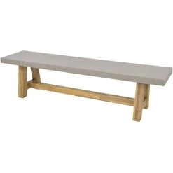 Judy Tuinbank 180cm - Hout - Grijs