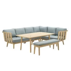 Garden Impressions San Leone Lounge Dining Set 6-delig-mint Grijs