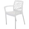 Bravo Stapelstoel Plastic - Kunststof - Wit