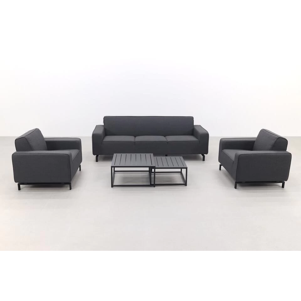 Boavista/Royalty Stoel-bank Loungeset - Sooty - 5-delig - Afbeelding 3