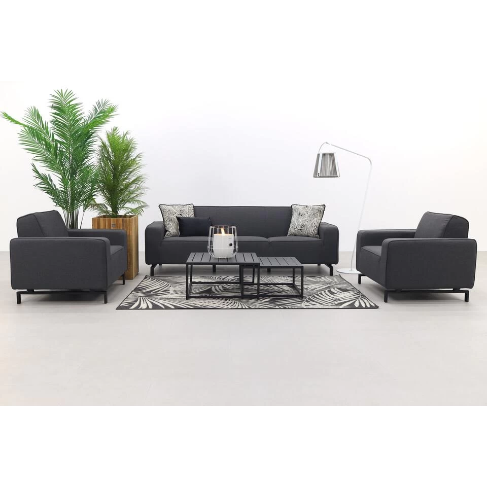 Boavista/Royalty Stoel-bank Loungeset - Sooty - 5-delig - Afbeelding 4