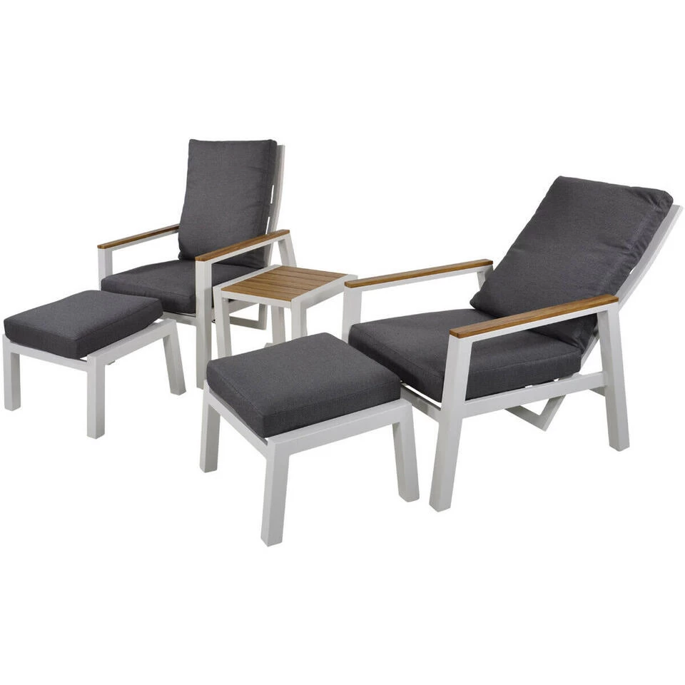 Duoset Coda Wit - Stof - Wit - Afbeelding 2