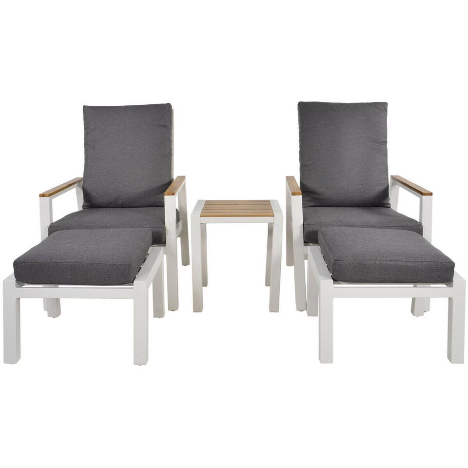 Duoset Coda Wit - Stof - Wit - Afbeelding 3