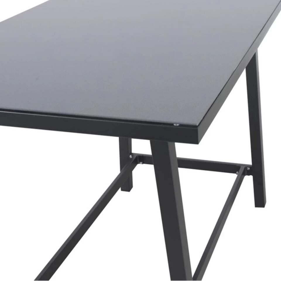 Rimini Bartafel Tuin - Glas - Zwart - Afbeelding 2