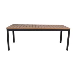Giga Meubel Tuintafel Polywood 200cm - Aluminium Onderstel - Tafel Brent