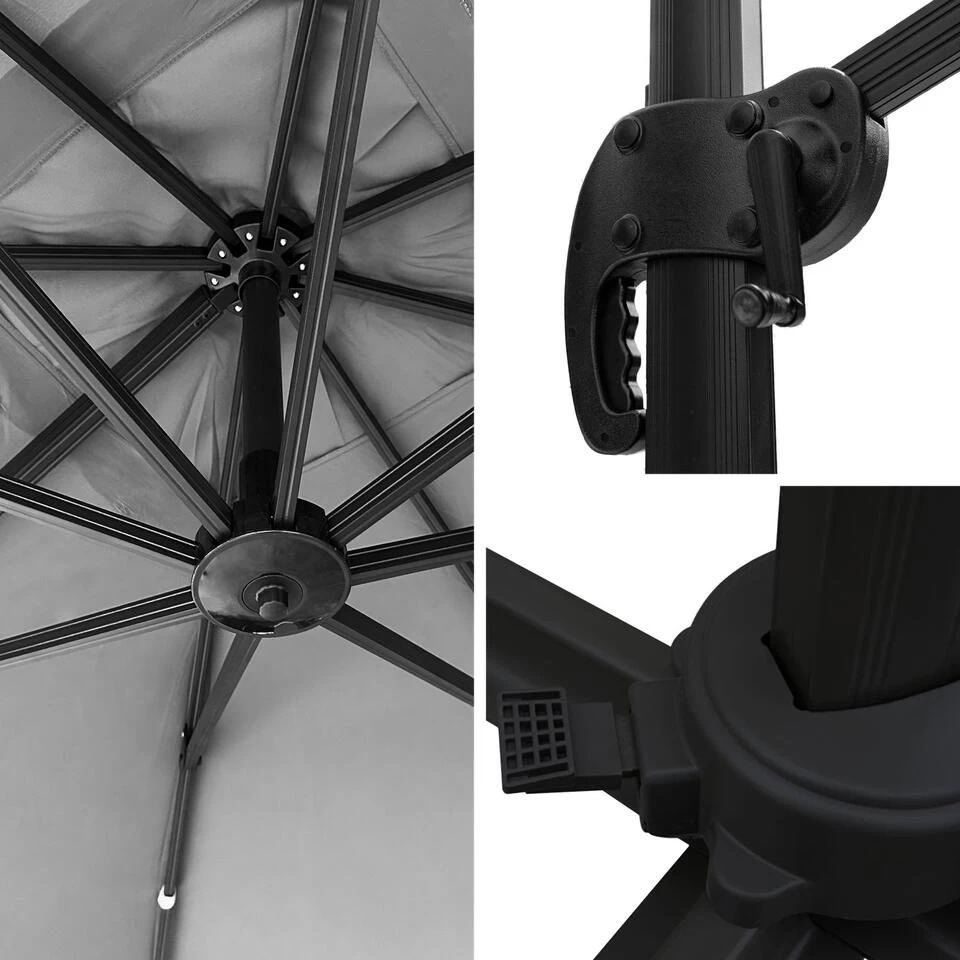 Happy Garden Schaduwzeilen MOLOKAI - Grijs - Aluminium - Afbeelding 3