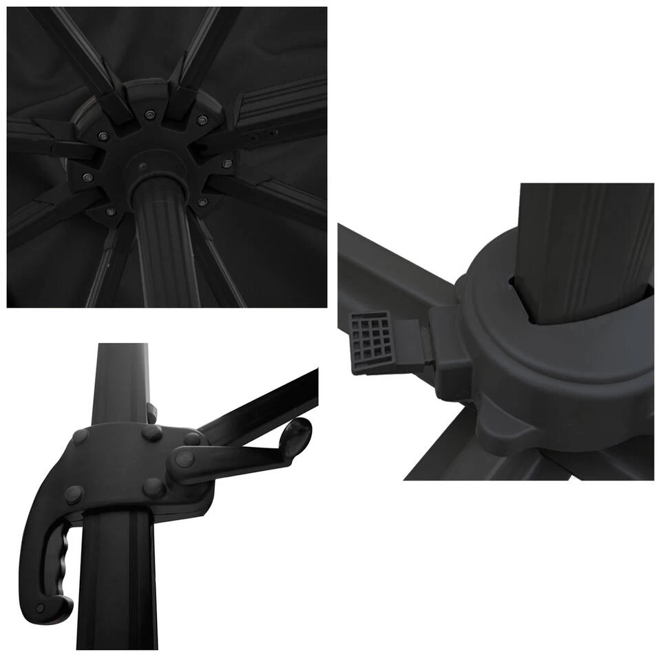 Happy Garden Schaduwzeilen MOLOKAI - Zwart - Aluminium - Afbeelding 3