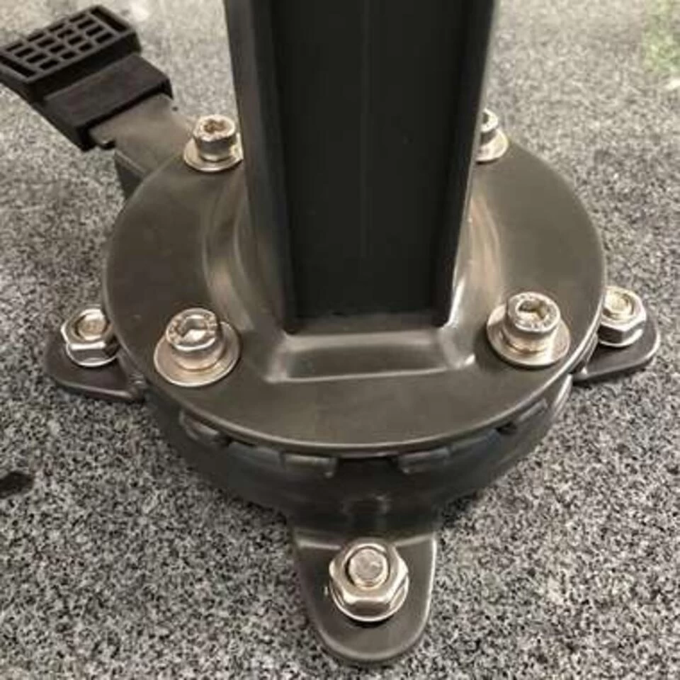 Garden Impressions Hawaii Zweefparasol Big Pole 350x350 Cm D. Grijs - Afbeelding 2