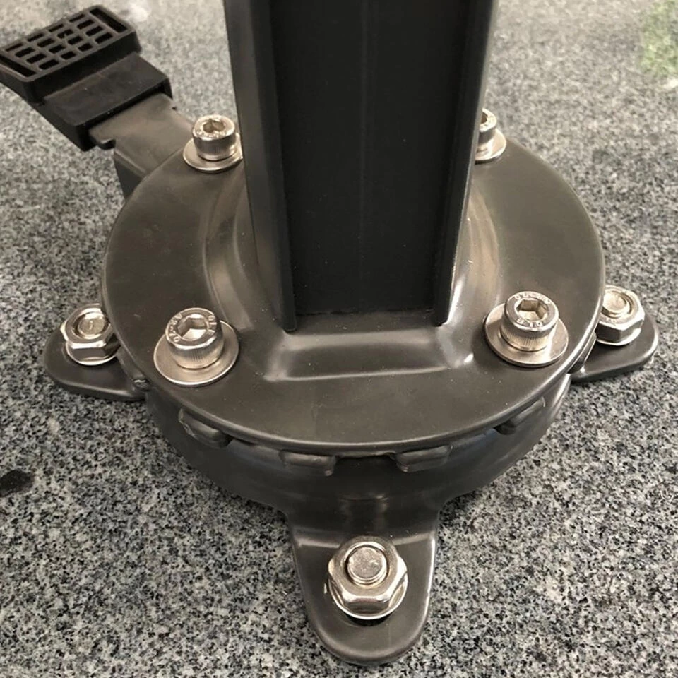 Garden Impressions Hawaii Zweefparasol Big Pole 350x350 Cm D. Grijs - Afbeelding 3