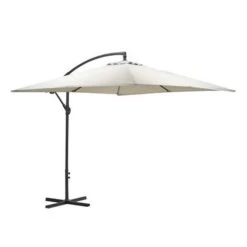 Garden Impressions Corfu Parasol 250x250 - Donker Grijs - Zand
