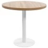 VidaXL Bistrotafel 80 Cm MDF Lichtbruin