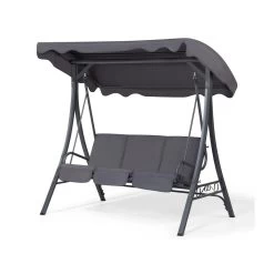 Beliani Schommelbank GARBO - Grijs Polyester