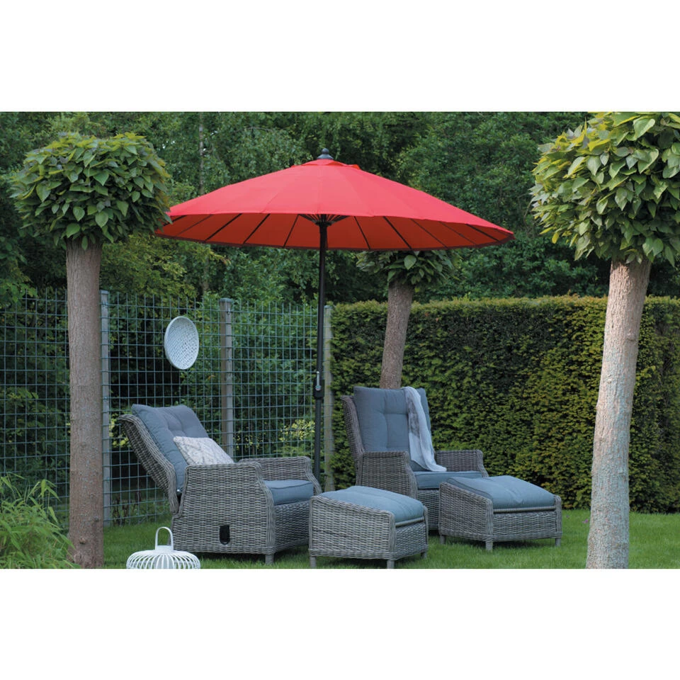 Garden Impressions Parasol Manilla 250 Cm - Taupe - Afbeelding 3