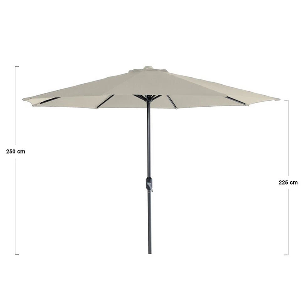 Garden Impressions Lotus Parasol Ø300 Cm - Ecru - Afbeelding 2