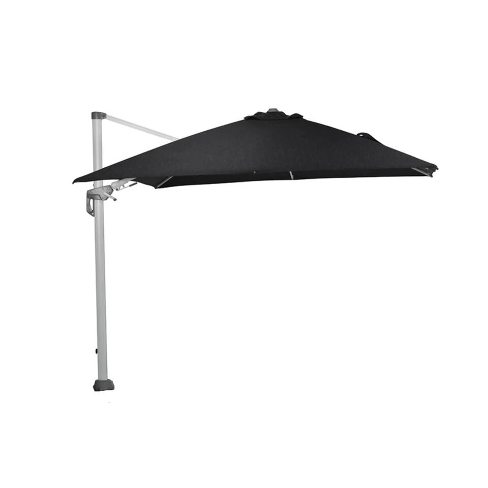 Garden Impressions Zweefparasol Hawaii Deluxe 300x300 - Wit - Zwart
