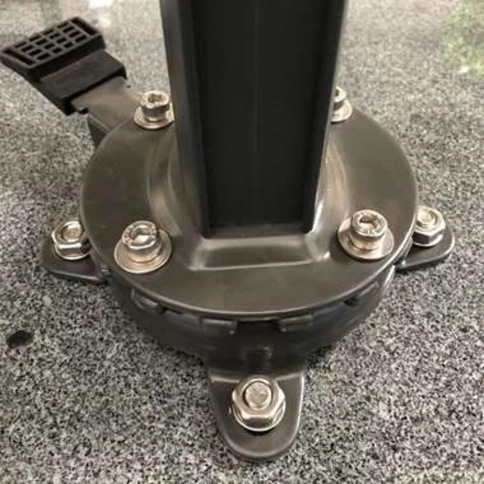 Garden Impressions Hawaii Zweefparasol 300x300 Mat White-licht Grijs - Afbeelding 2