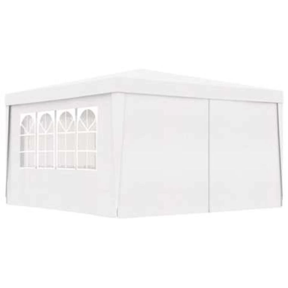 VidaXL Partytent Met Zijwanden Professioneel 90 G/m² 4x4 M Wit - Afbeelding 3