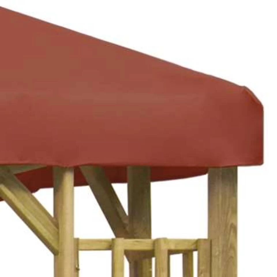 VidaXL Prieel 3x3 M Terracotta - Afbeelding 2