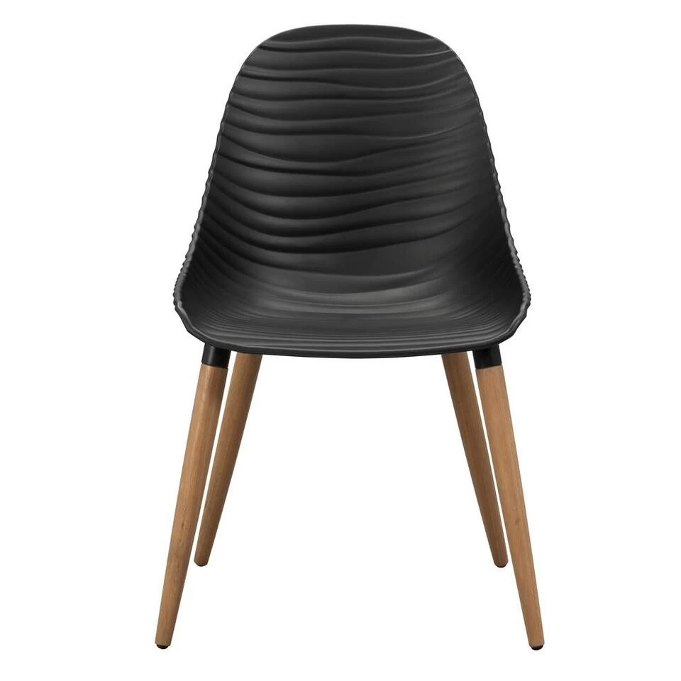 Le Sud Diningstoel Bordeaux - Zwart/naturel - 82x54x55 Cm - Afbeelding 2