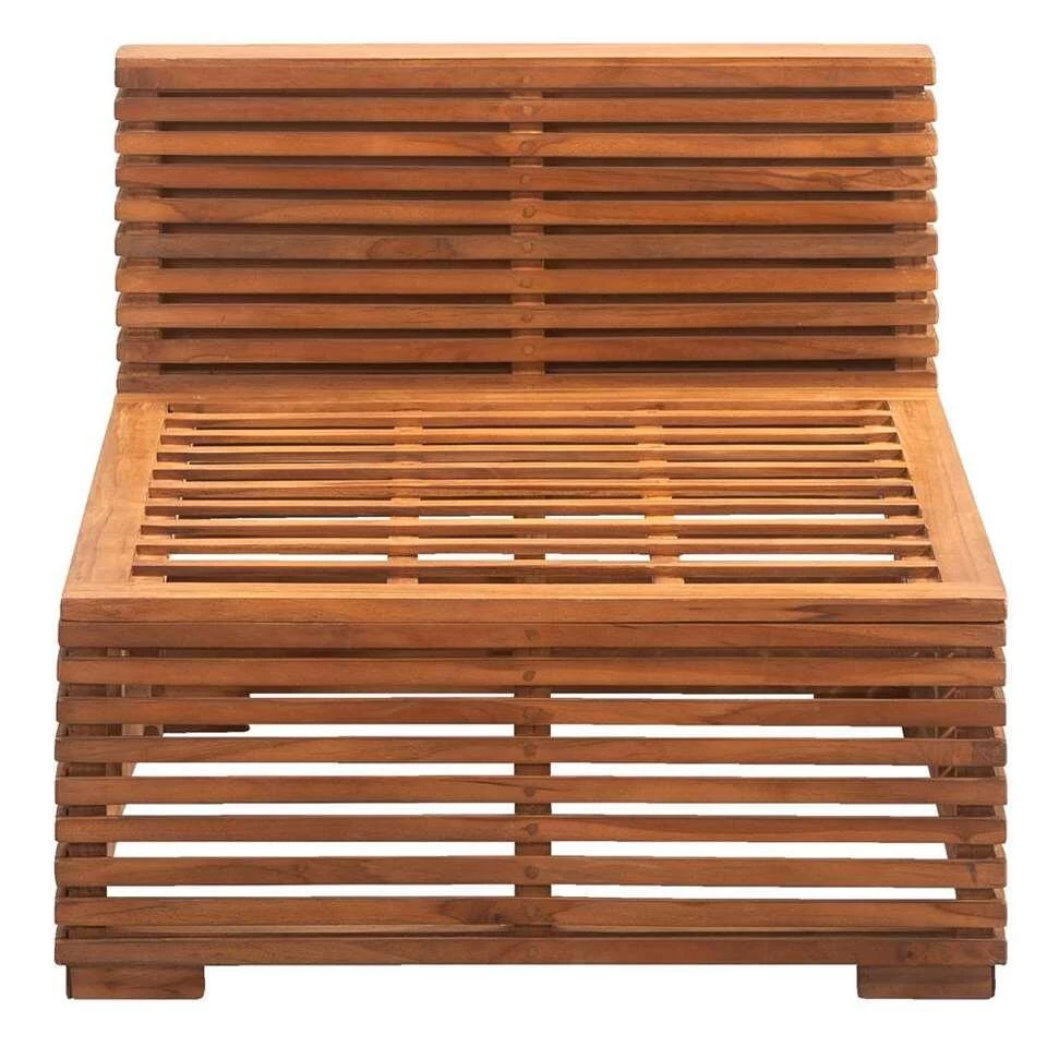 Le Sud Midden Fauteuil Cèvennes - Bruin - 81x73x60 Cm - Afbeelding 2