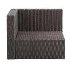 Le Sud Hoekfauteuil Dordogne - Antraciet - 84x84x66 Cm