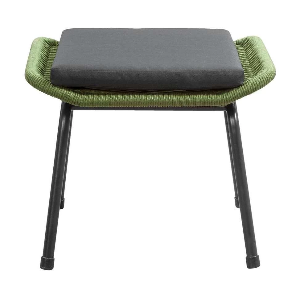 Voetenbankje Monaco - Groen - Incl. Kussen - Afbeelding 2