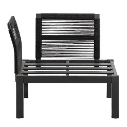 Le Sud Loungestoel Hoekelement Ardeche - Grijs - 78x78x66 Cm