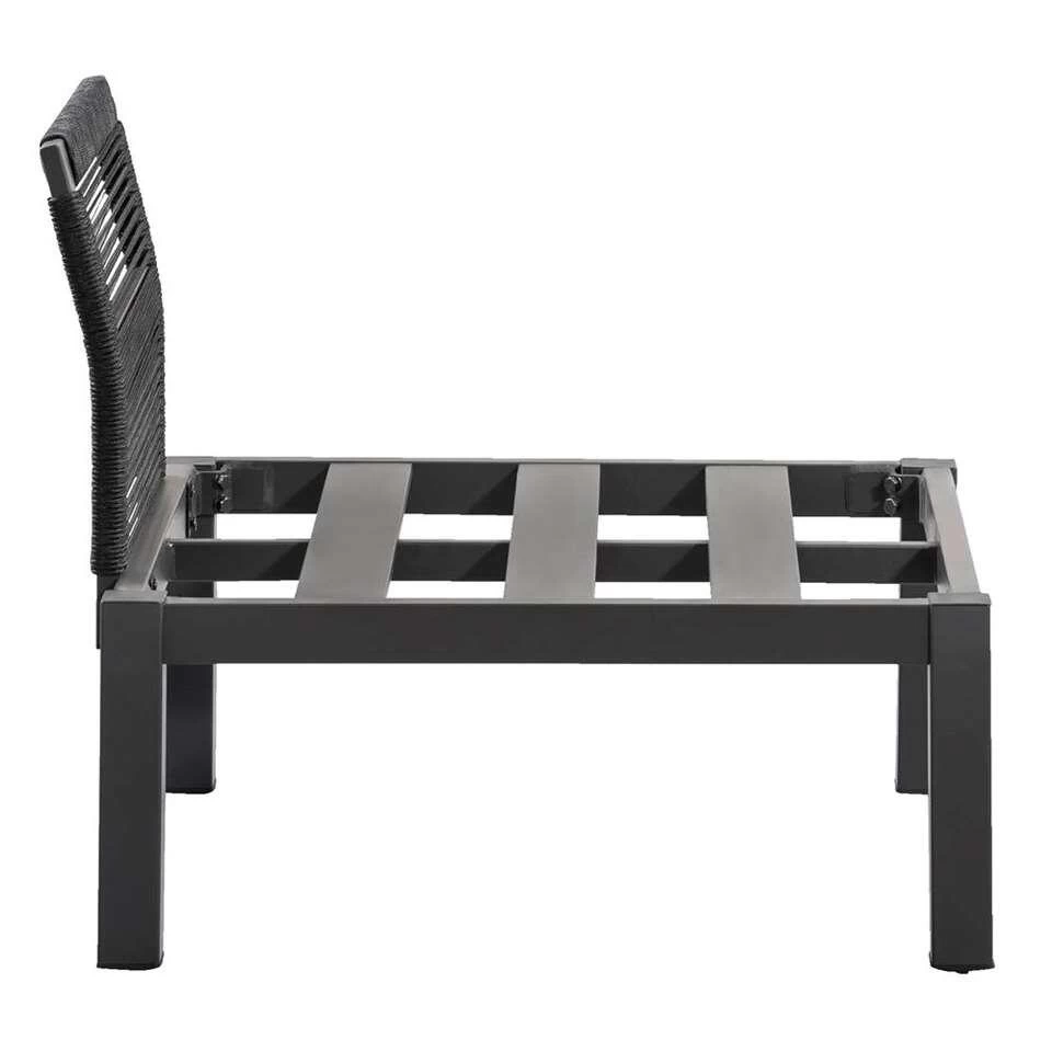 Le Sud Loungestoel Middenelement Ardeche - Grijs - 78x72x66 Cm - Afbeelding 4