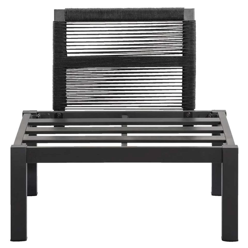 Le Sud Loungestoel Middenelement Ardeche - Grijs - 78x72x66 Cm