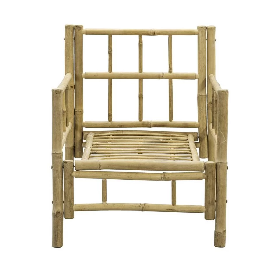 Loungestoel Tarifa Bamboe - Naturel - 82x66x75 Cm - Afbeelding 2