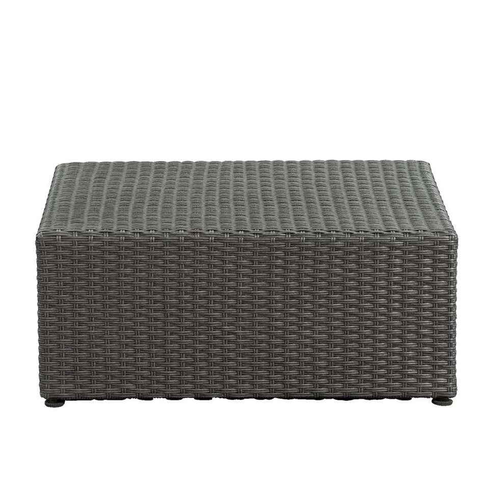 Le Sud Tafel/hocker Dordogne - Antraciet - 72x72x30 Cm - Afbeelding 2