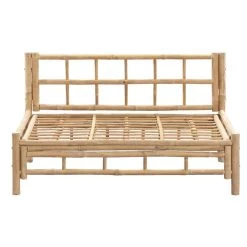 Palletbank Tarifa Bamboe - Naturel - 120x85x66 Cm