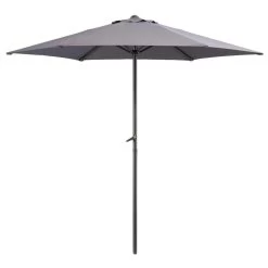 Le Sud Parasol Blanca - Antraciet - Ø250 Cm