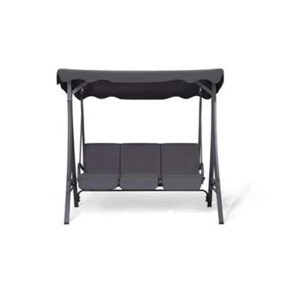 Beliani Schommelbank GARBO - Grijs Polyester - Afbeelding 3