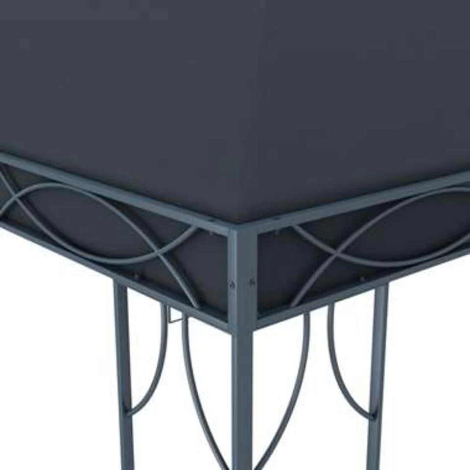 VidaXL Prieel 400x300 Cm Antraciet - Afbeelding 3