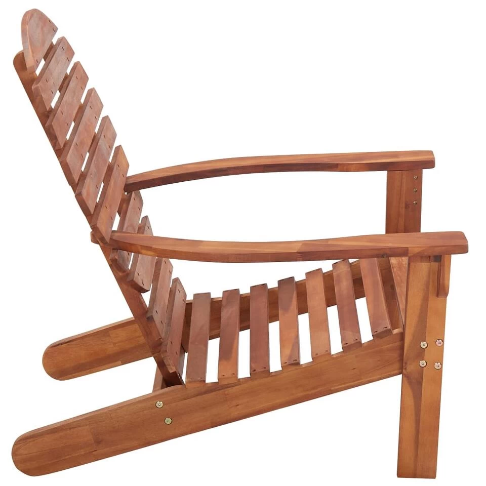VidaXL Stoel Adirondack Massief Acaciahout - Afbeelding 2