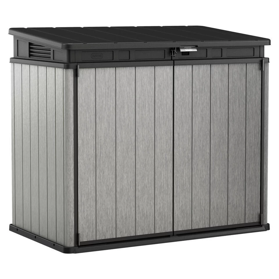 Keter Opbergbox Elite-Store - Grijs - 141x82x123,5 Cm
