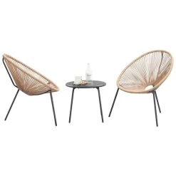 Loungeset Formentera Vilanova - Naturel - 3-delig